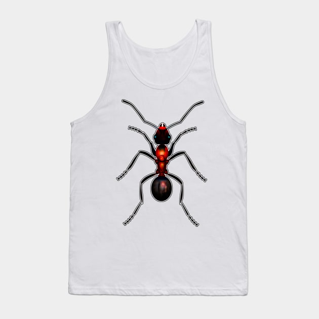 Fire Ant Tank Top by crunchysqueak